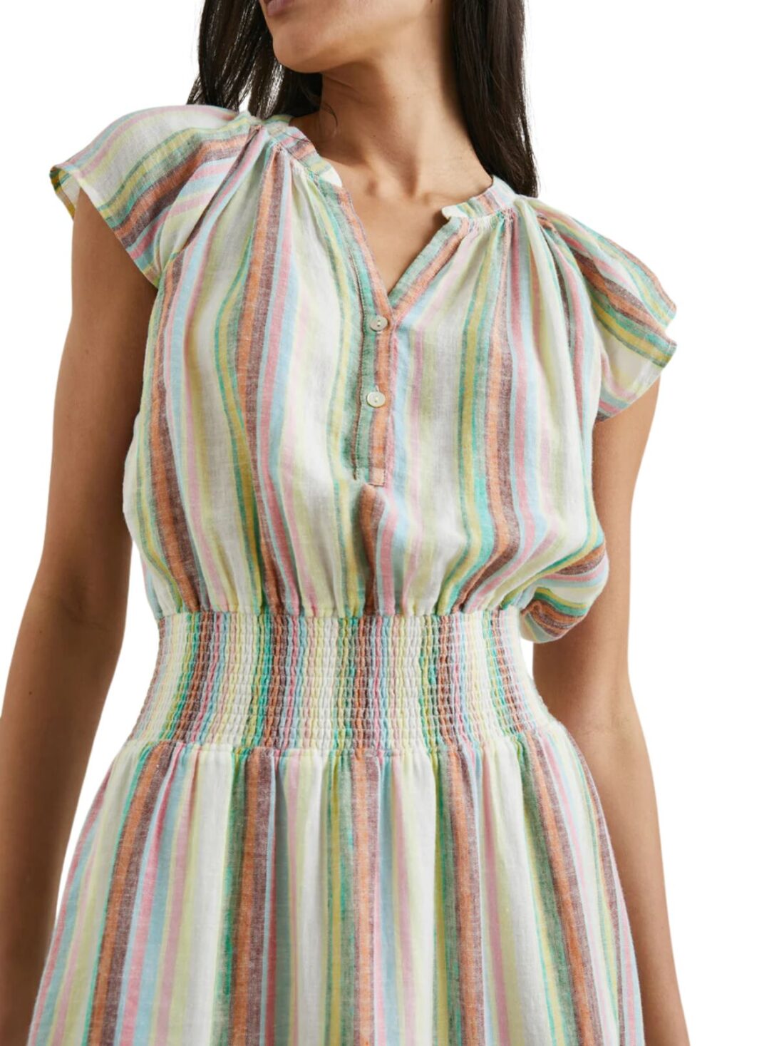 rails augustine dress in palais stripe