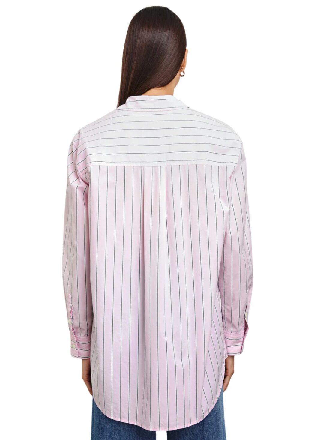 rails elsa cherry blossom stripe shirt