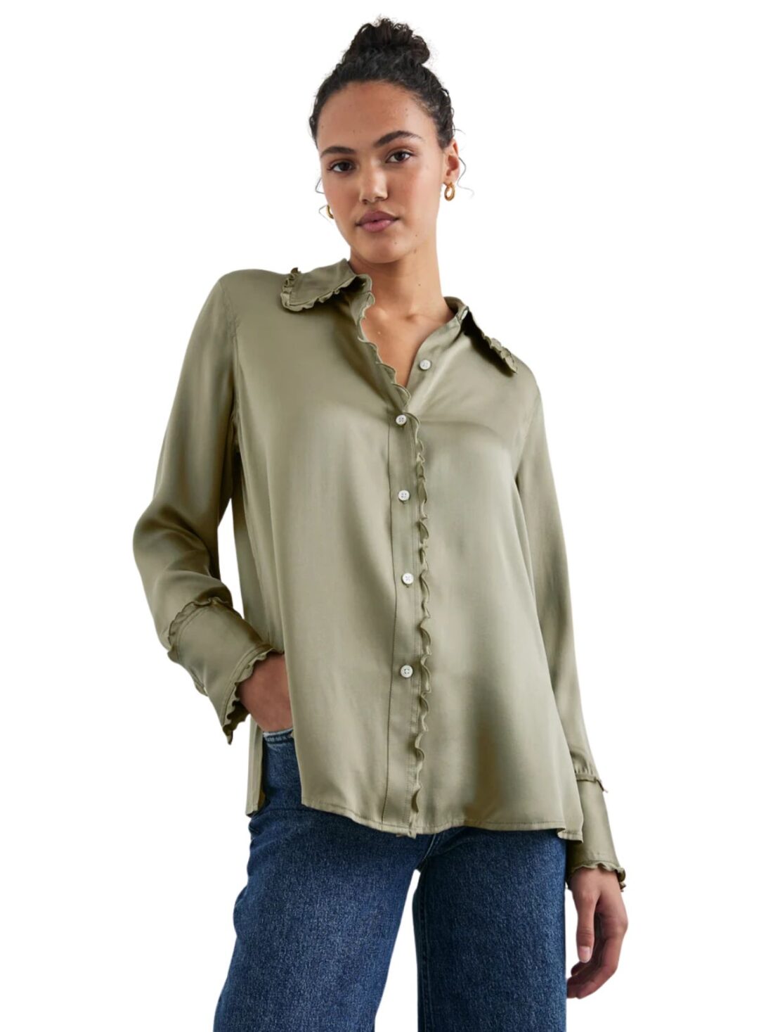 rails fia silk mermaid blouse