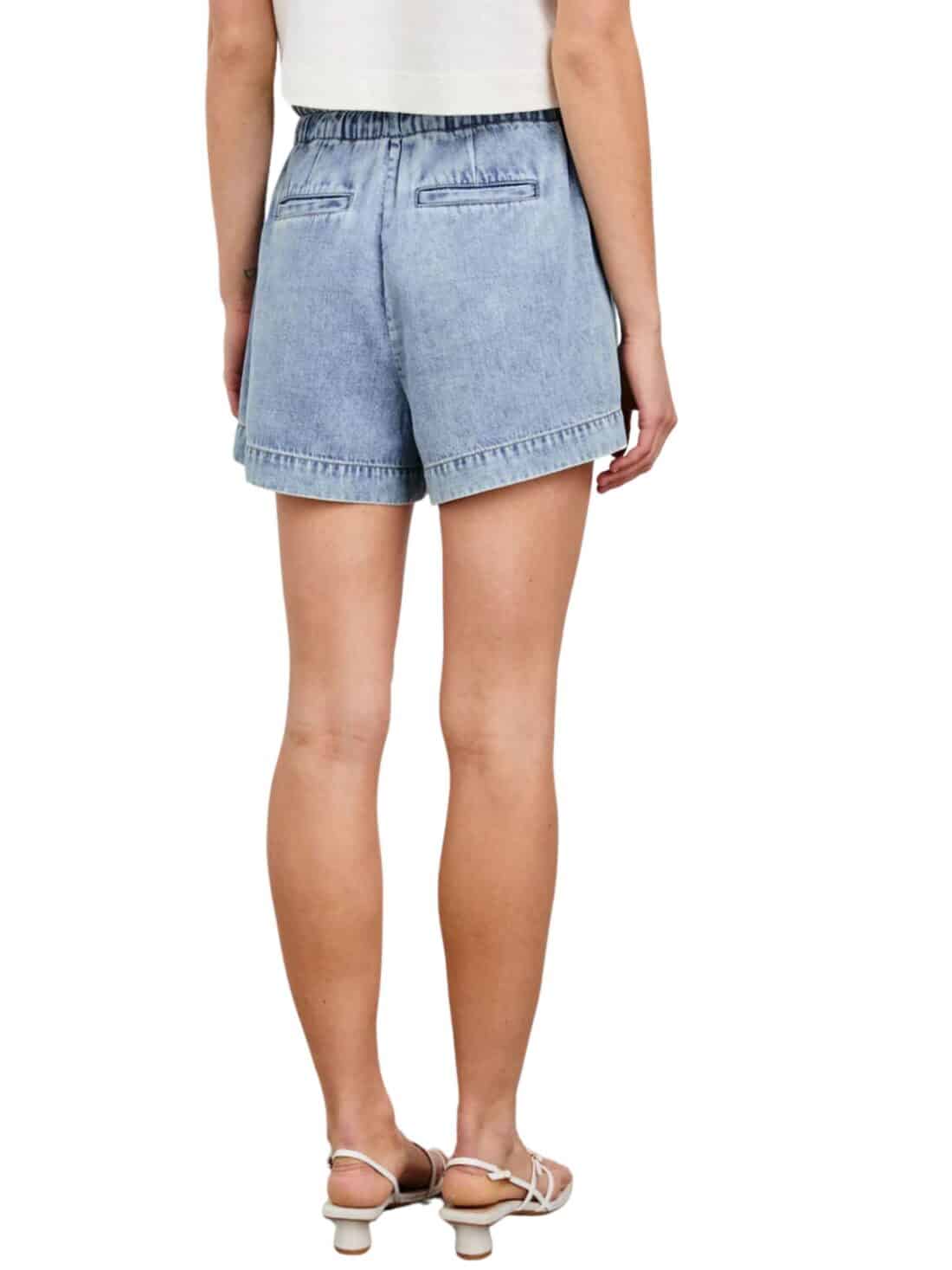 rails foster denim short in faded indigo