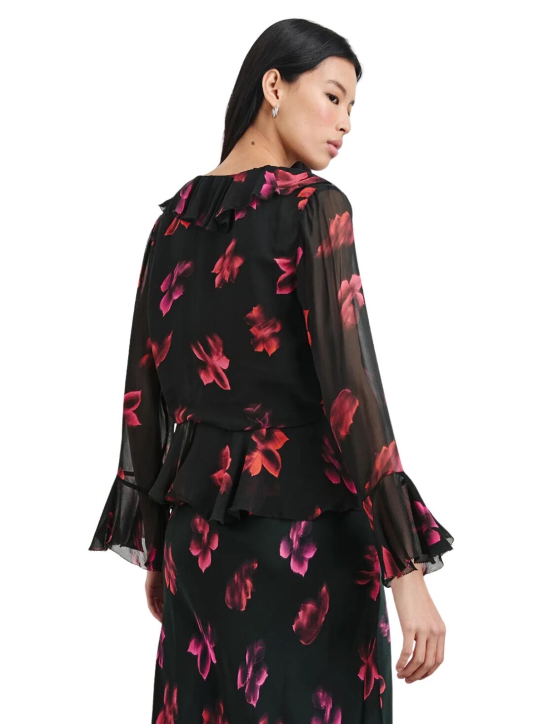 rails nicoletta dark azalea blouse