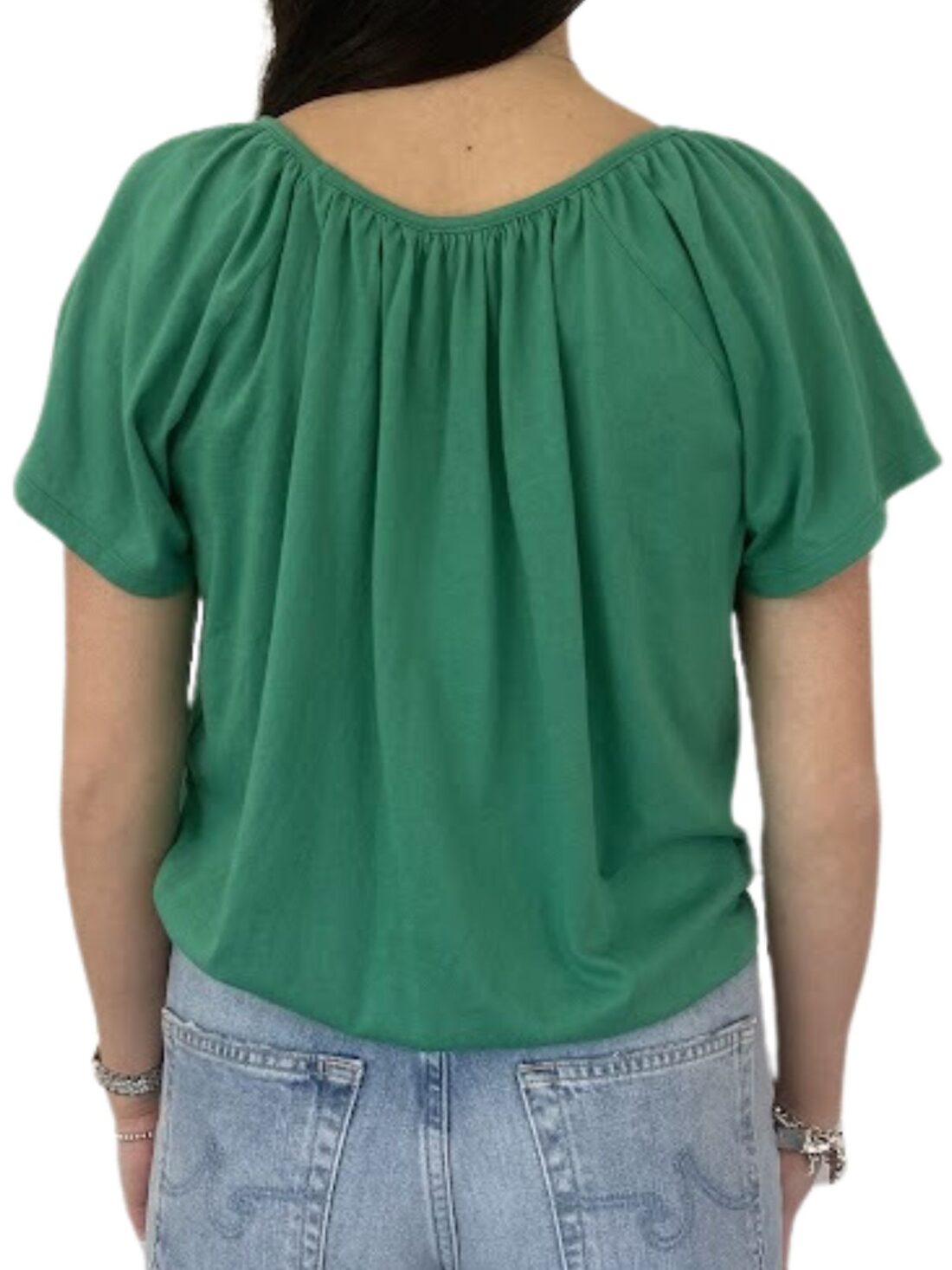 bobi boatneck s/s tee in shamrock