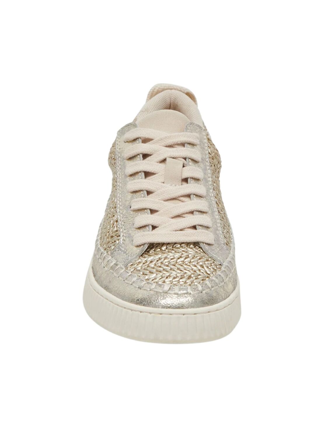 dolce vita nicona sneaker in gold woven