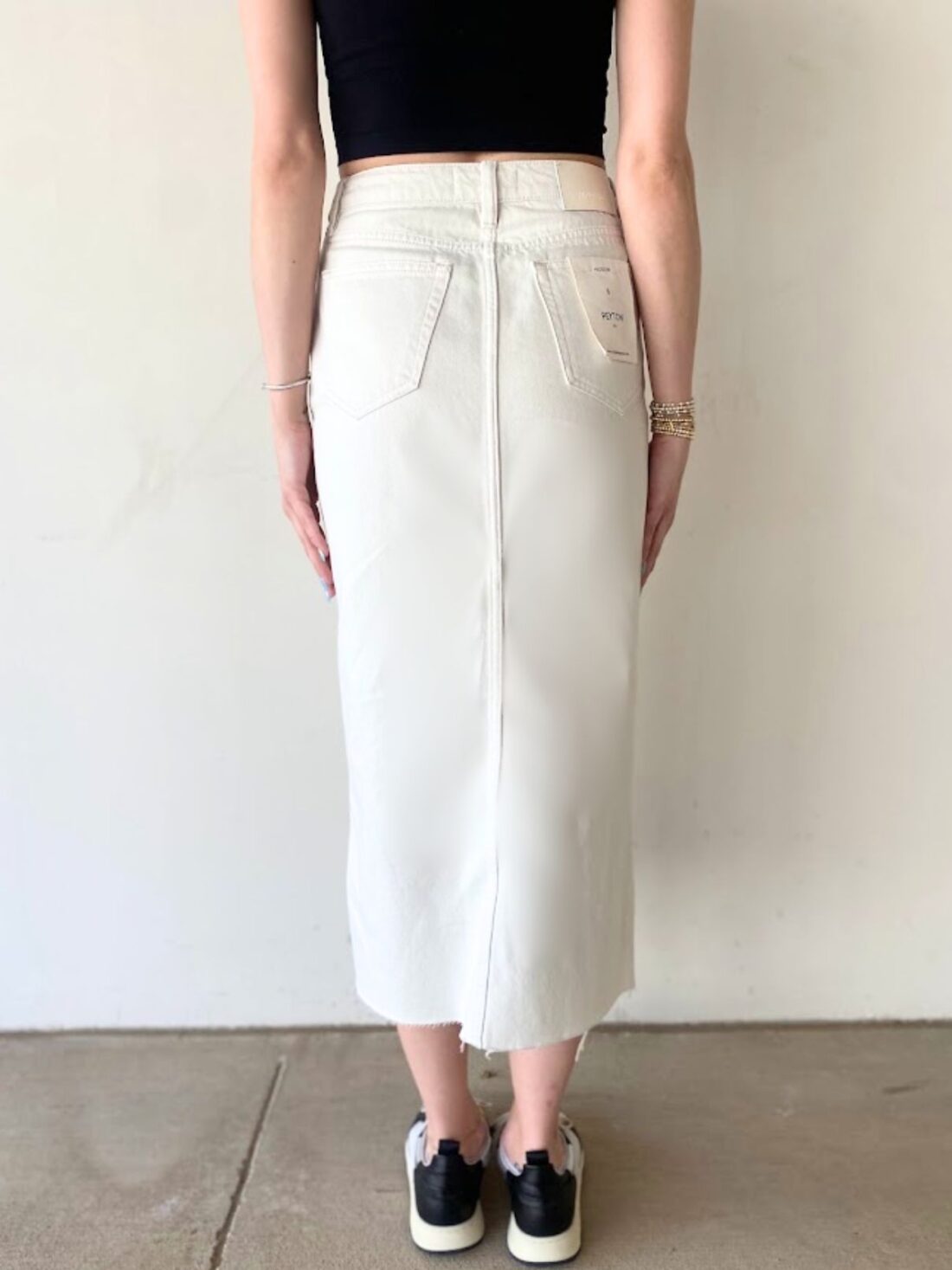 hidden peyton midi skirt in seasalt