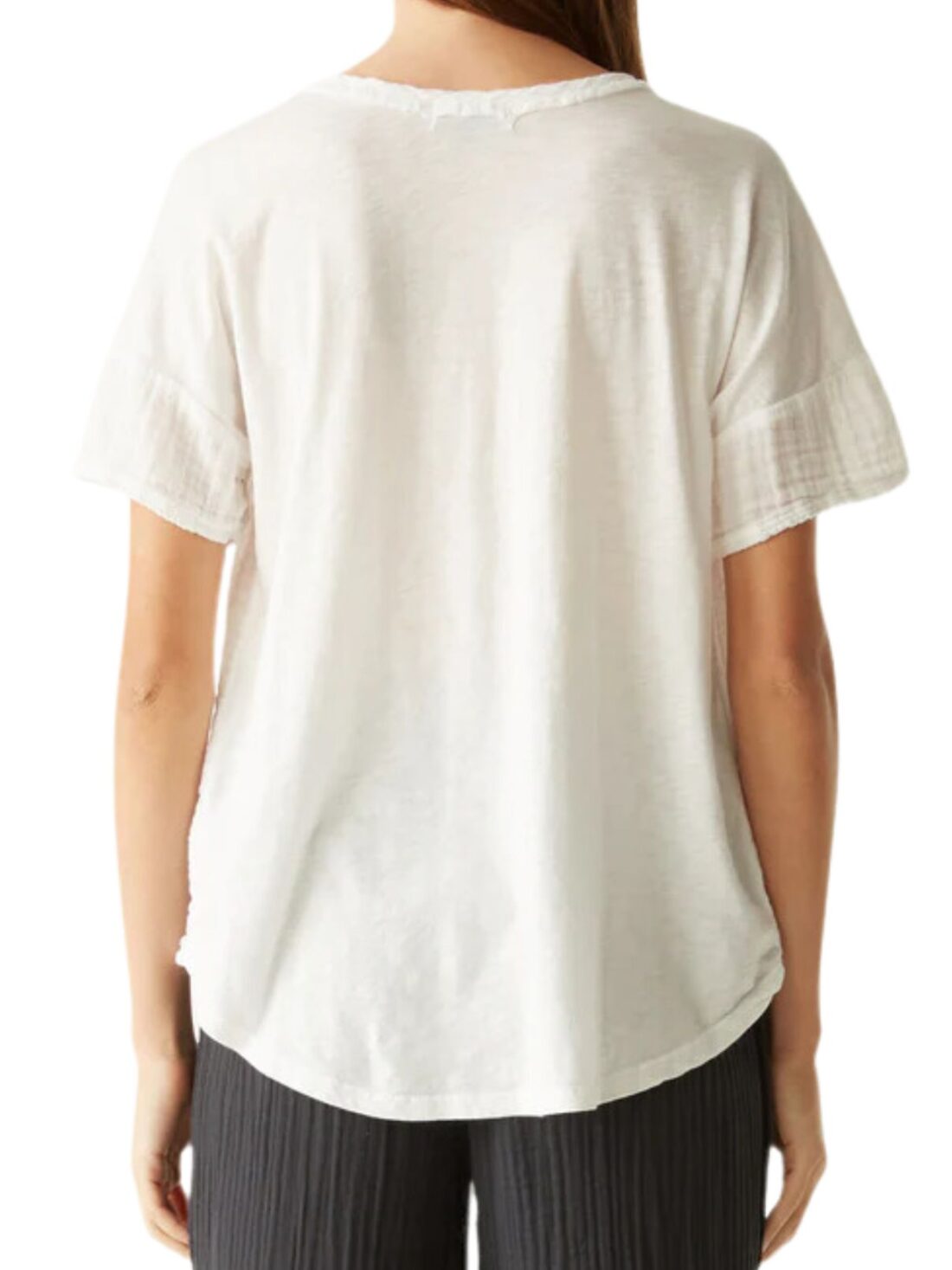 michael stars gretna relaxed tee in white