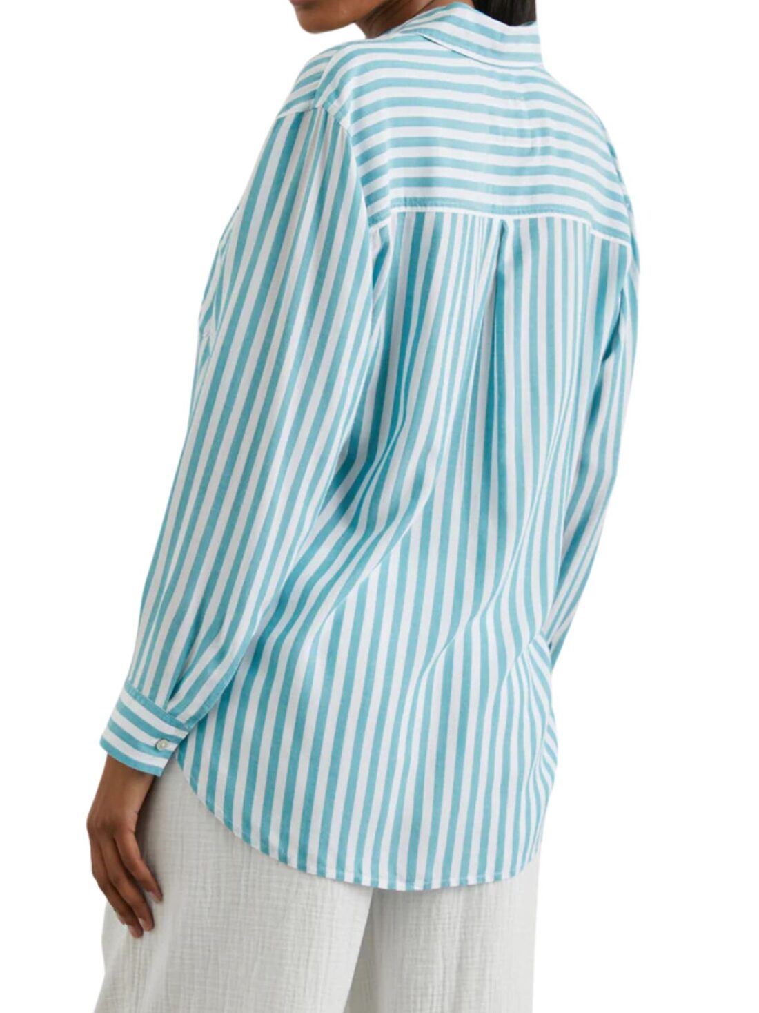 rails elle saltan stripe blouse