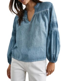 rails marli top in faded blue