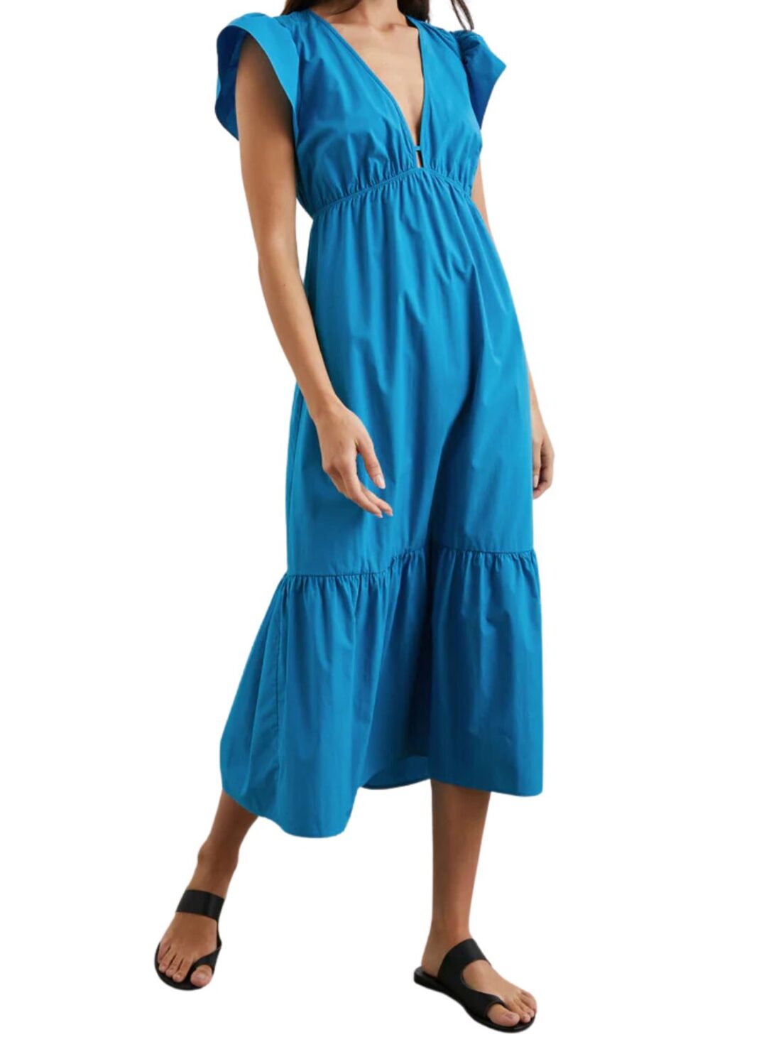 rails tina long dress in turkish tile