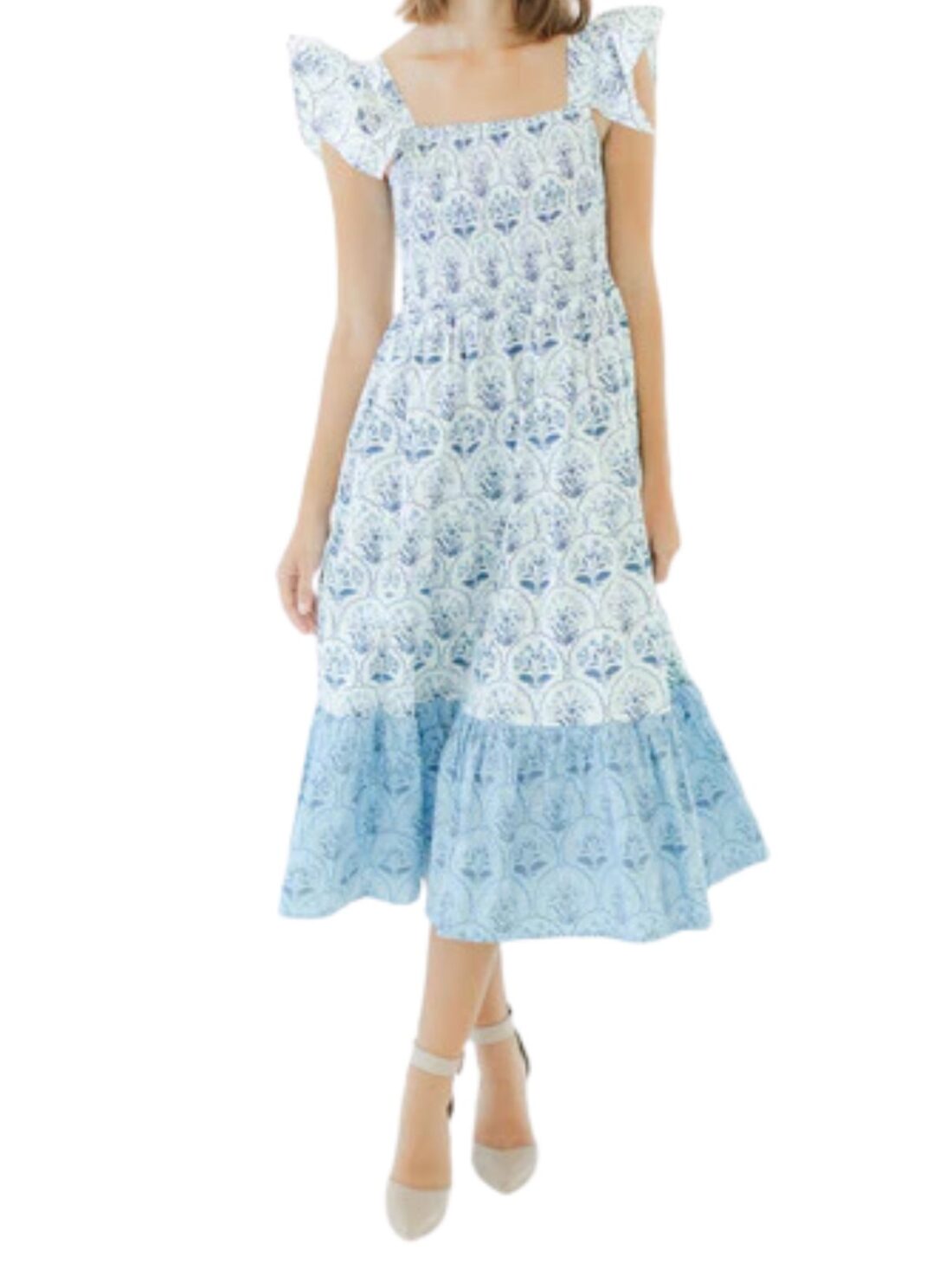 victoria dunn makana dress in meadow