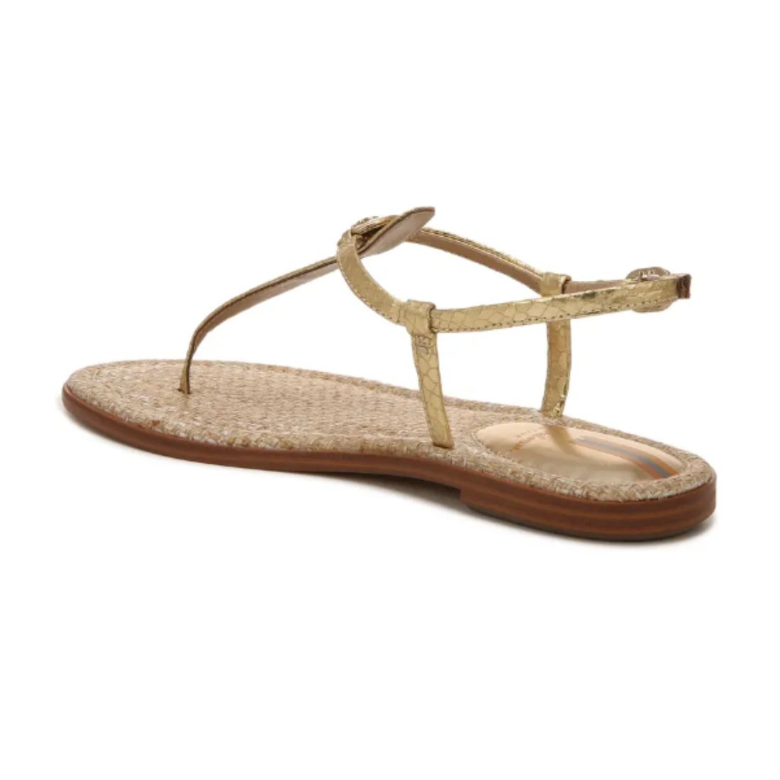 Sam Edelman Gigi Gold Boa Signet Flat Sandal | Cotton Island Women's ...