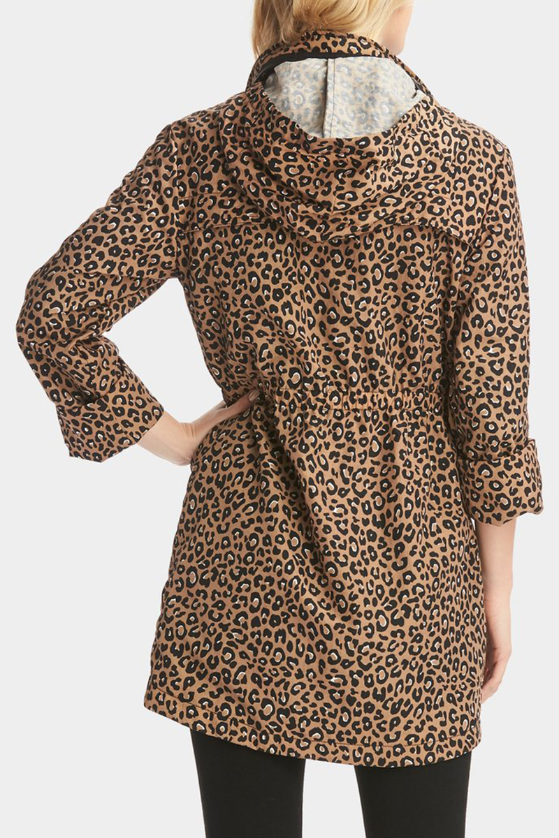 Tart Cory Raincoat in Warm Leopard | Cotton Island Women's Clothing ...