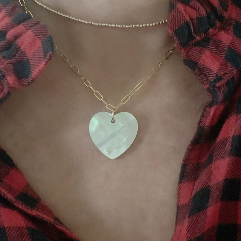 thankful heart necklace