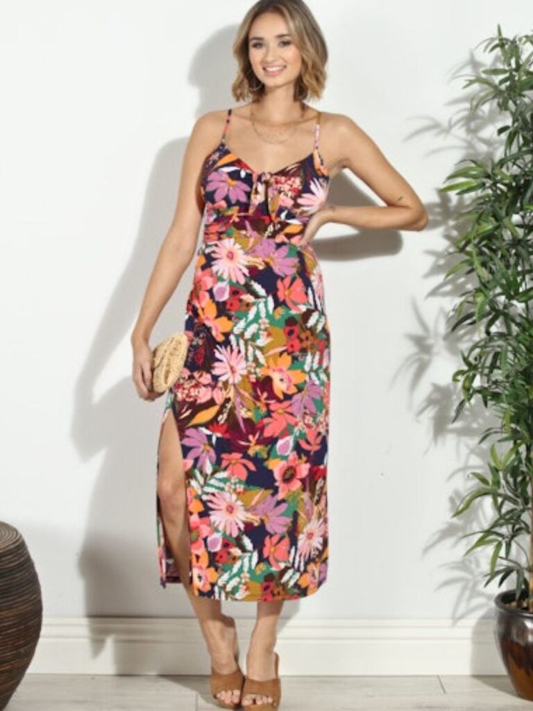 veronica m printed maxi in winslowe