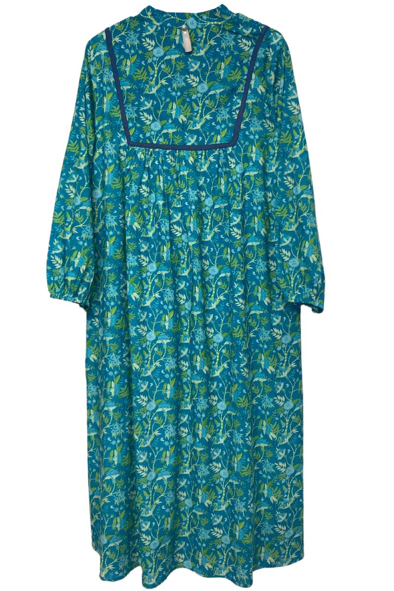 Victoria Dunn Marigold Dress in Meadow | Cotton Island Women's Clothing ...