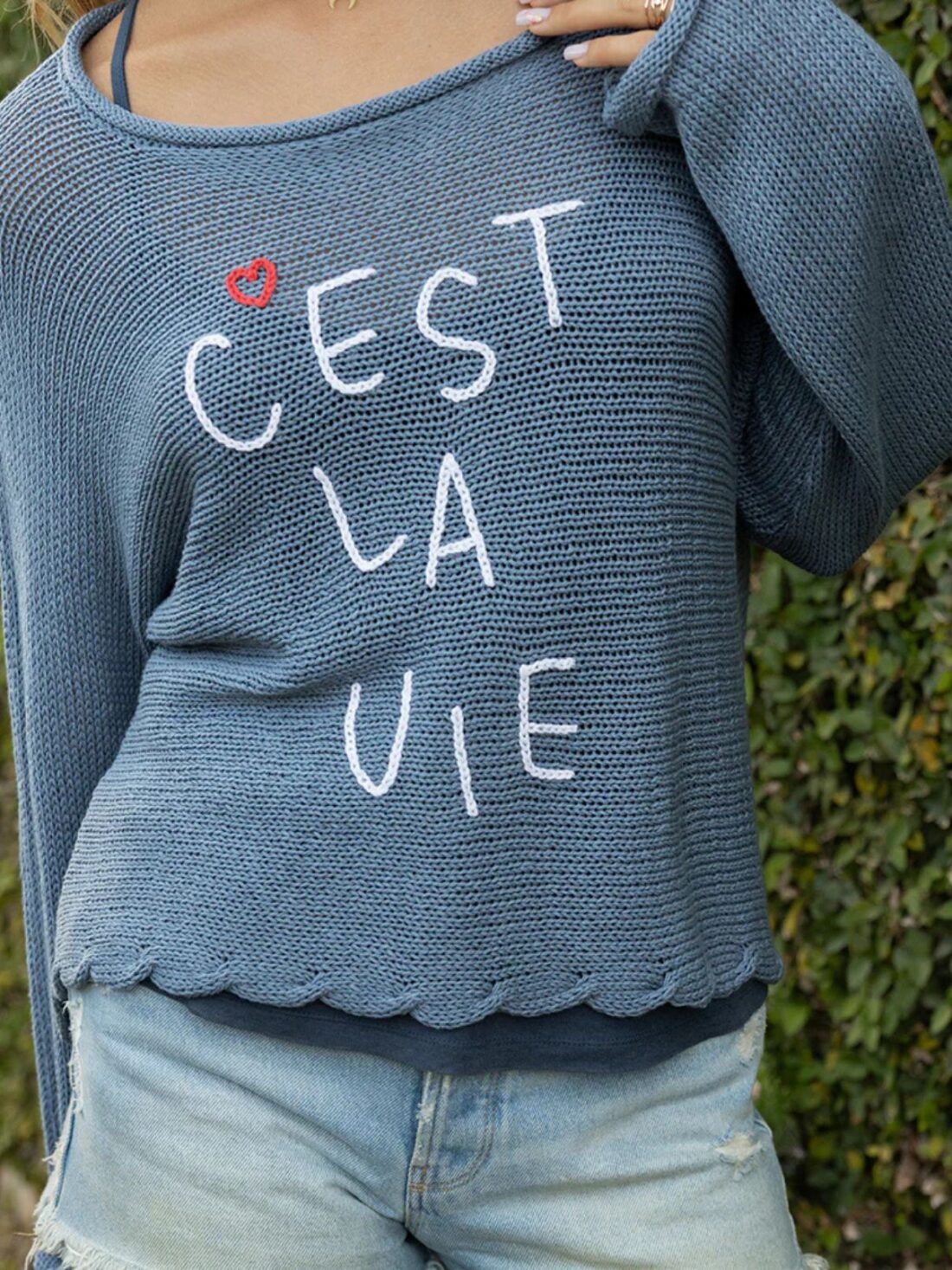 wooden ships c'est la vie cotton crew in azure slate