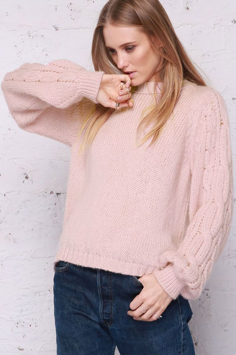 Wooden Ships Louisa Sweater in Pout | Cotton Island Women's Clothing ...
