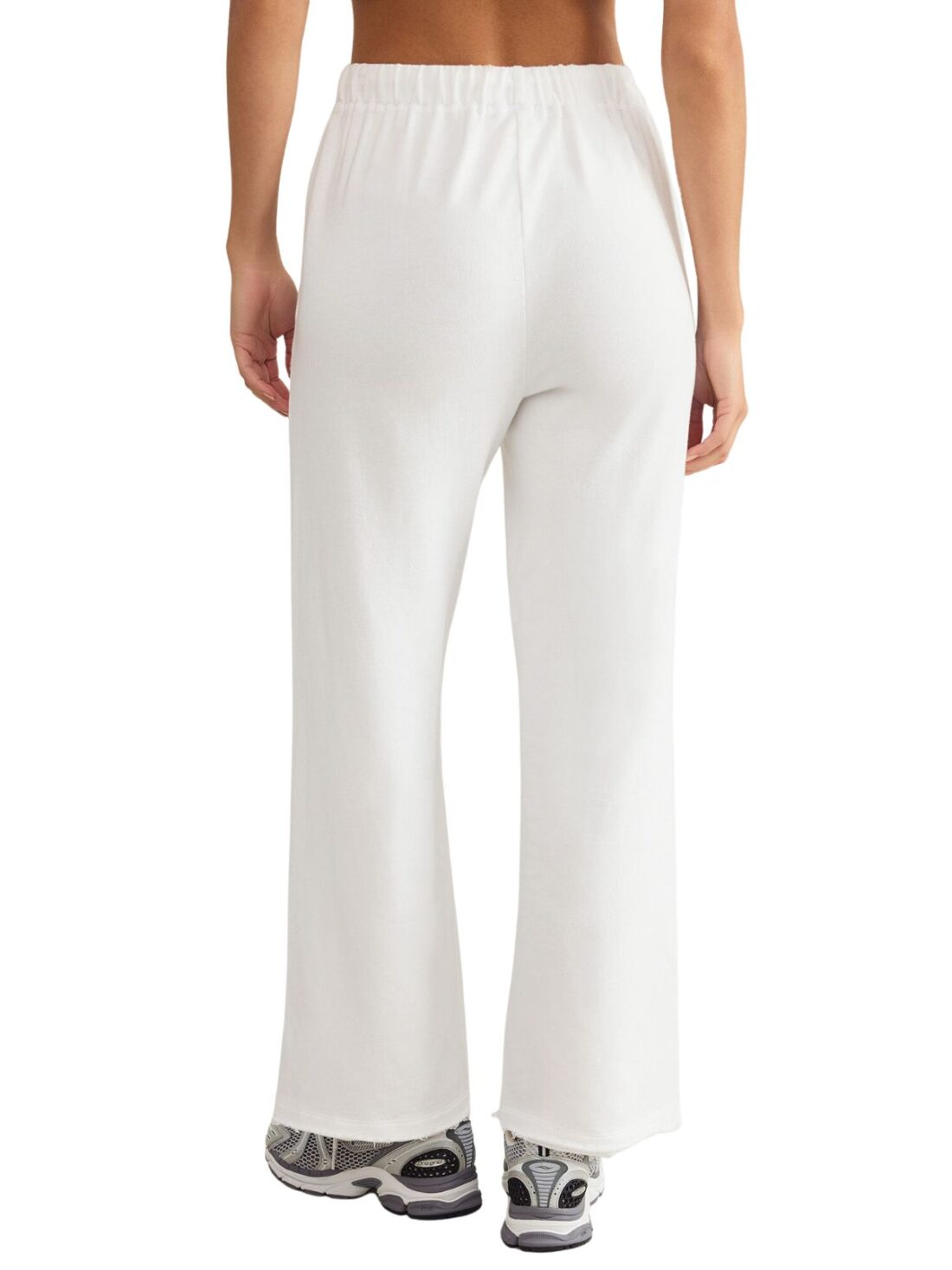 z supply huntington terry pant in white