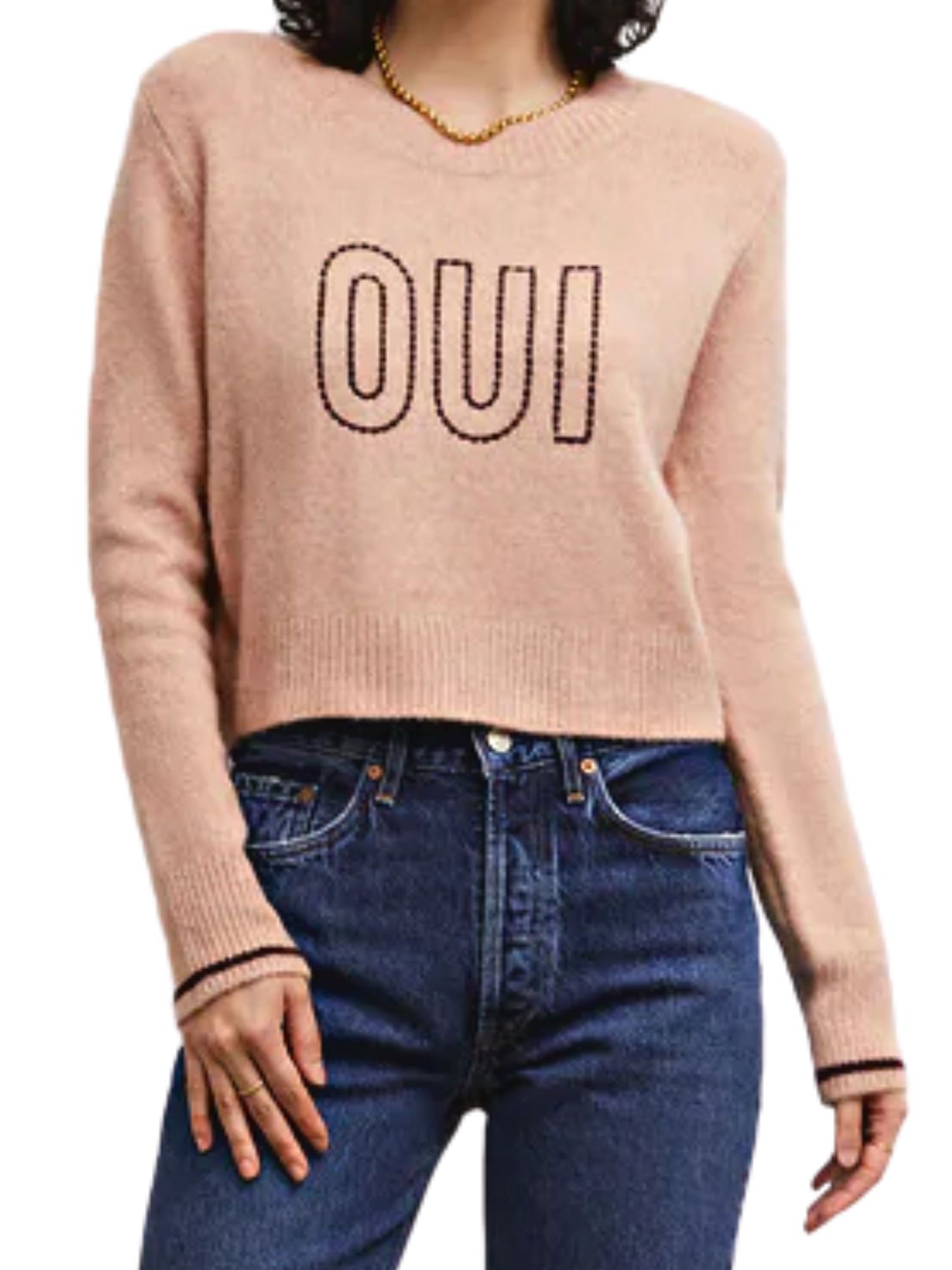 Z Supply Oui Sweater in Pink | Cotton Island Women's Clothing Boutique