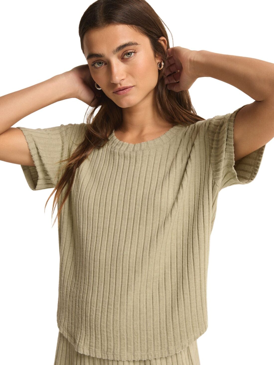 z supply so soft tee in meadow