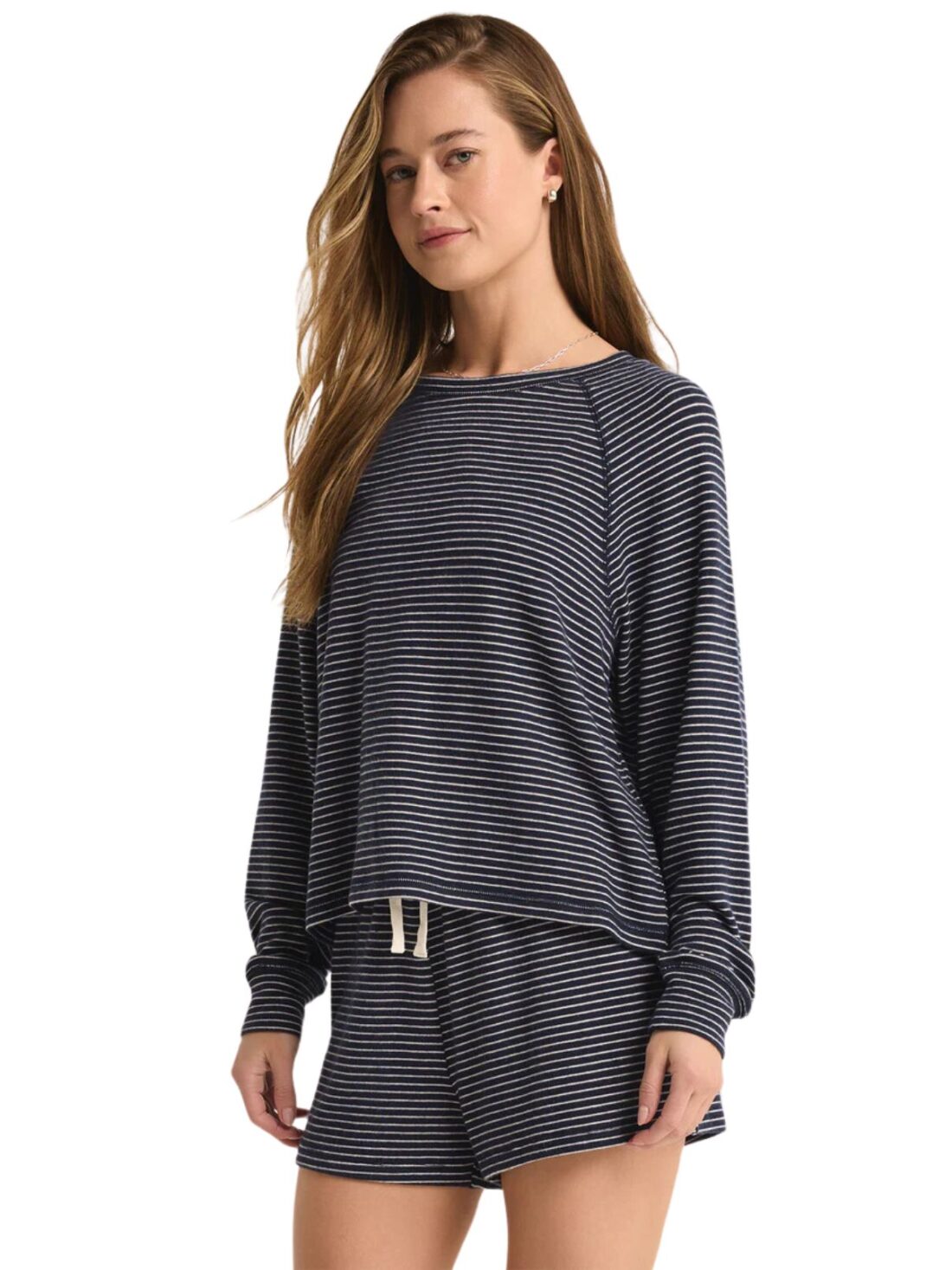 z supply staying in l/s stripe top in eclipse