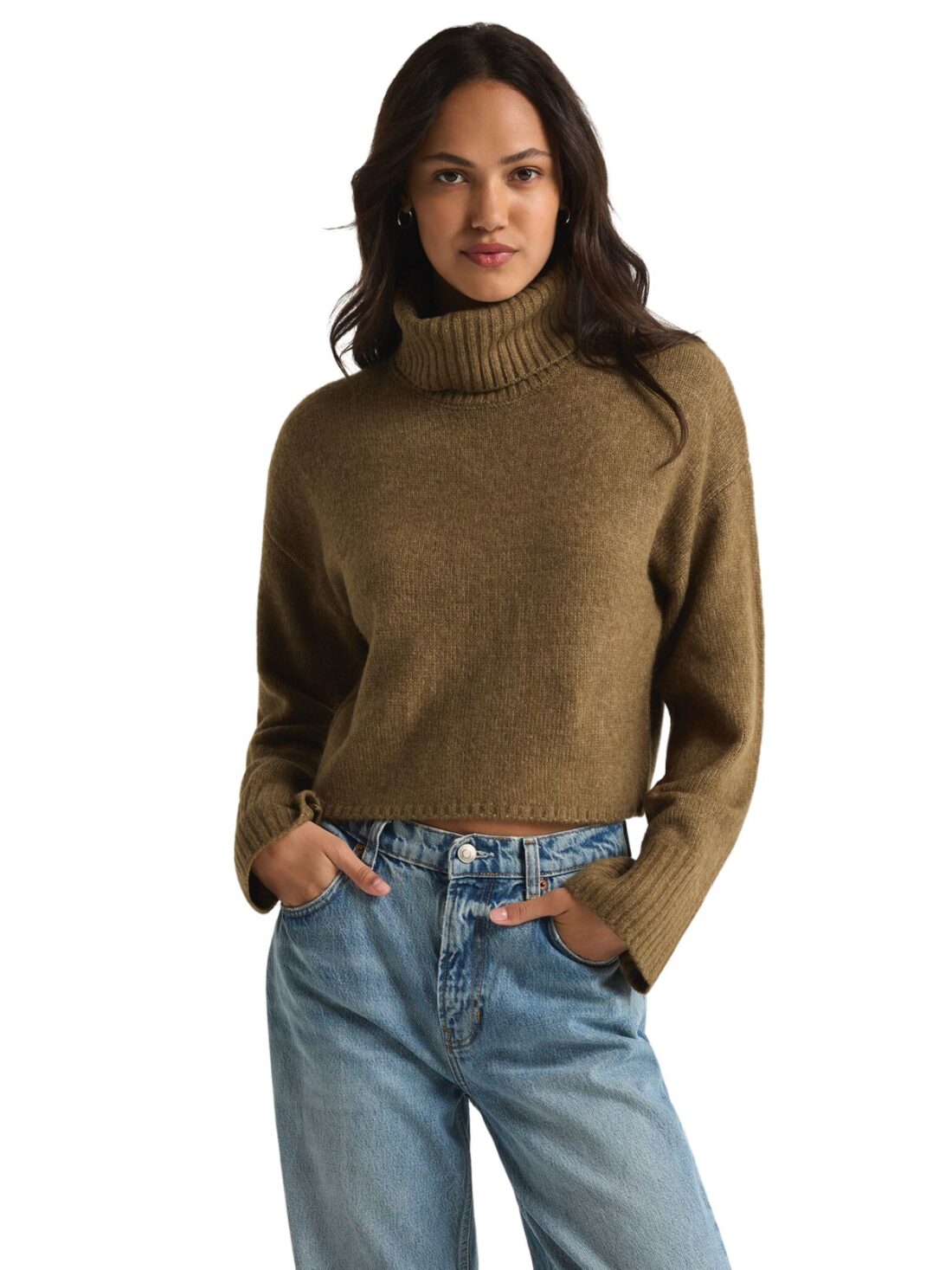 z supply ursa sweater in martini