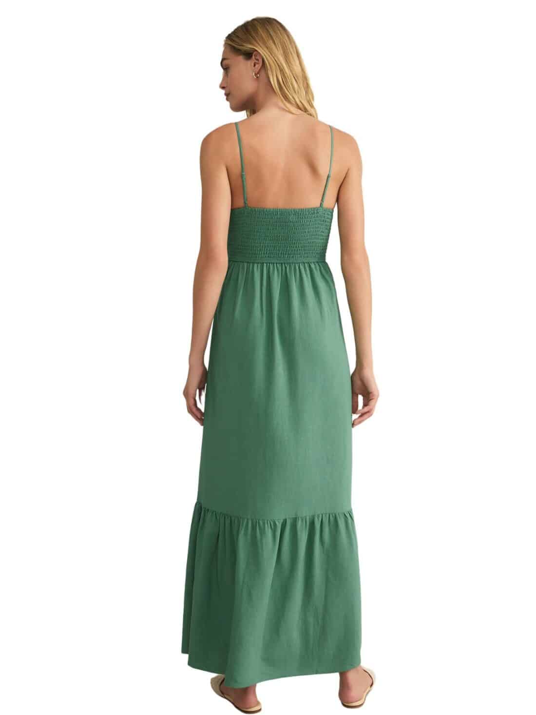 z supply winslet maxi in botanical green